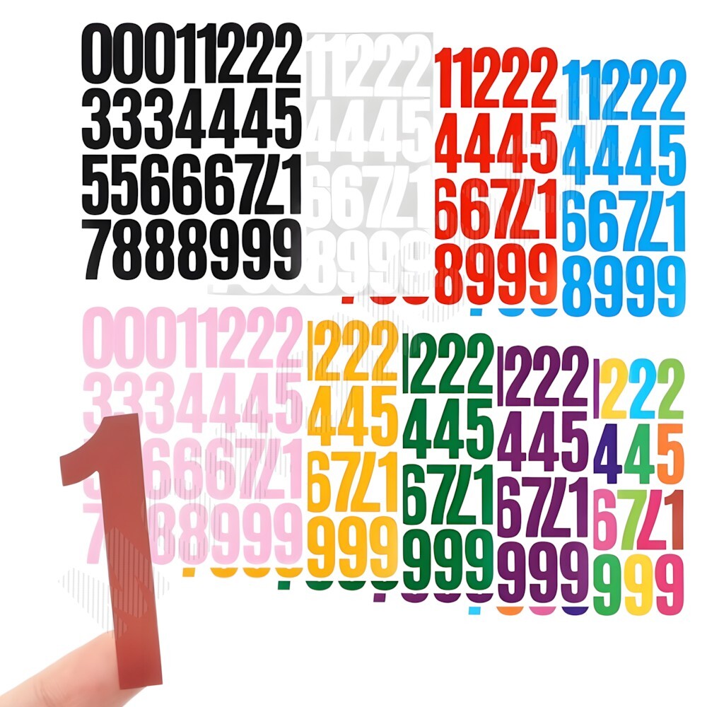 큰숫자스티커 대형숫자 번호표 테이블번호 넘버 번호 스티커 5cm