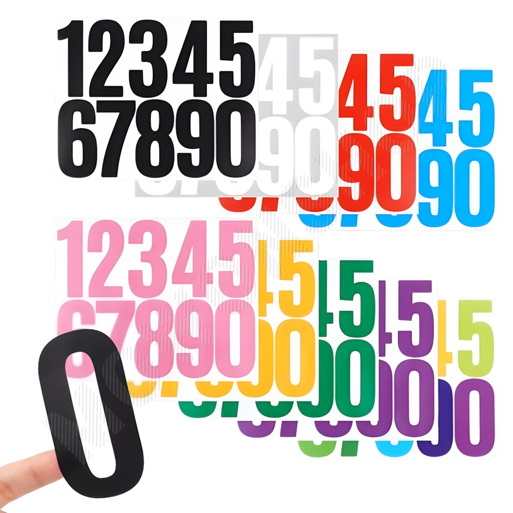 큰숫자스티커 대형숫자 번호표 테이블번호 넘버 번호 스티커 7cm
