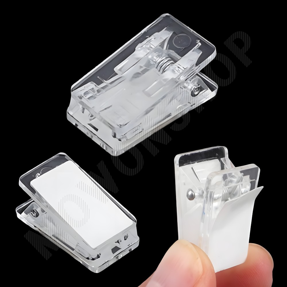 플라스틱 집게 사무용 종이 문서 미니 붙이는 집게 서류 고정 클립