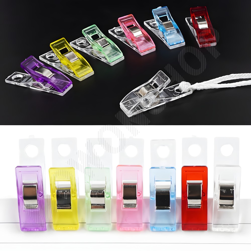 플라스틱 집게 사무용 종이 문서 서류 고정 클립 걸이 집게