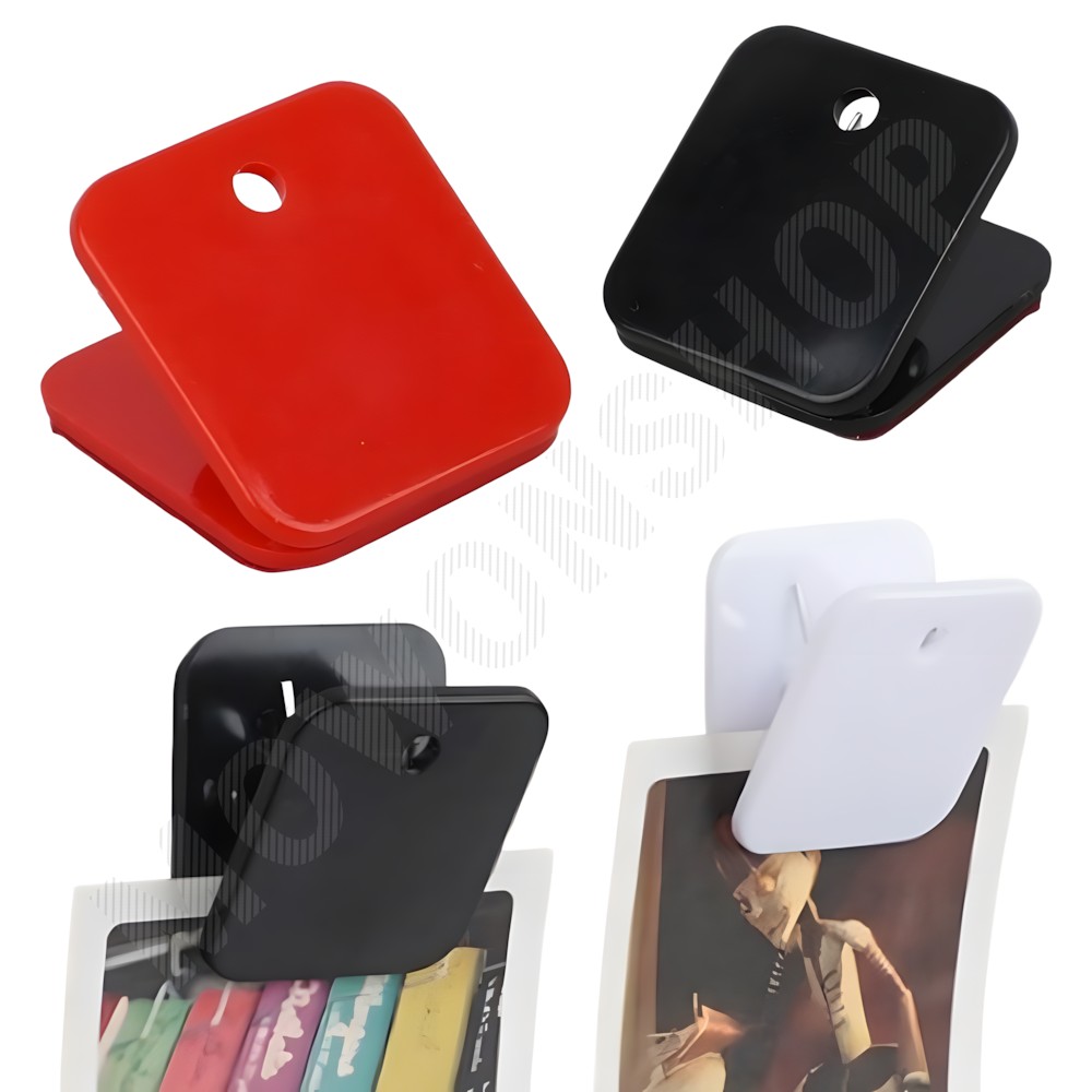 플라스틱 집게 사무용 종이 문서 서류 고정 클립 붙이는 집게