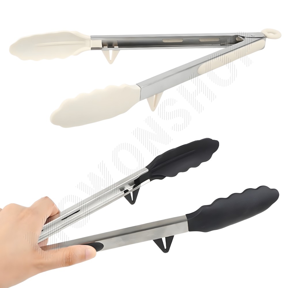 실리콘 요리집게 디저트 베이커리 빵 샐러드 바닥에 닿지 않는 집게