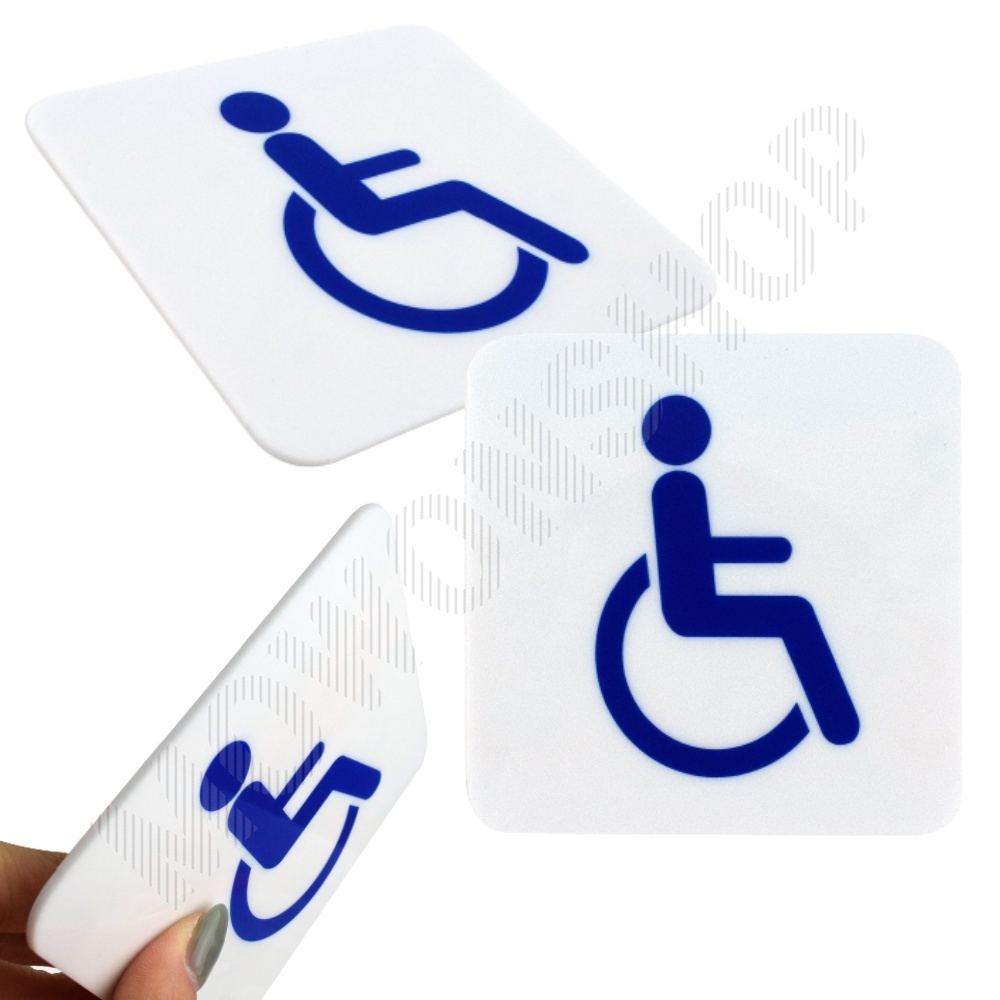 장애인 화장실 표시 로고 그림 마크 픽토그램 표지판