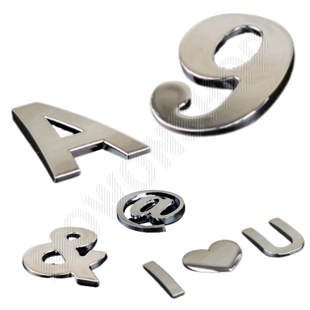 알파벳 엠블럼 이니셜 자동차 특수 문자 숫자 꾸미기
