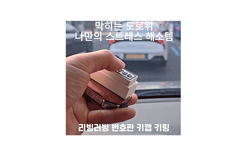 자동차 번호판 키캡 키링 커스텀 제작