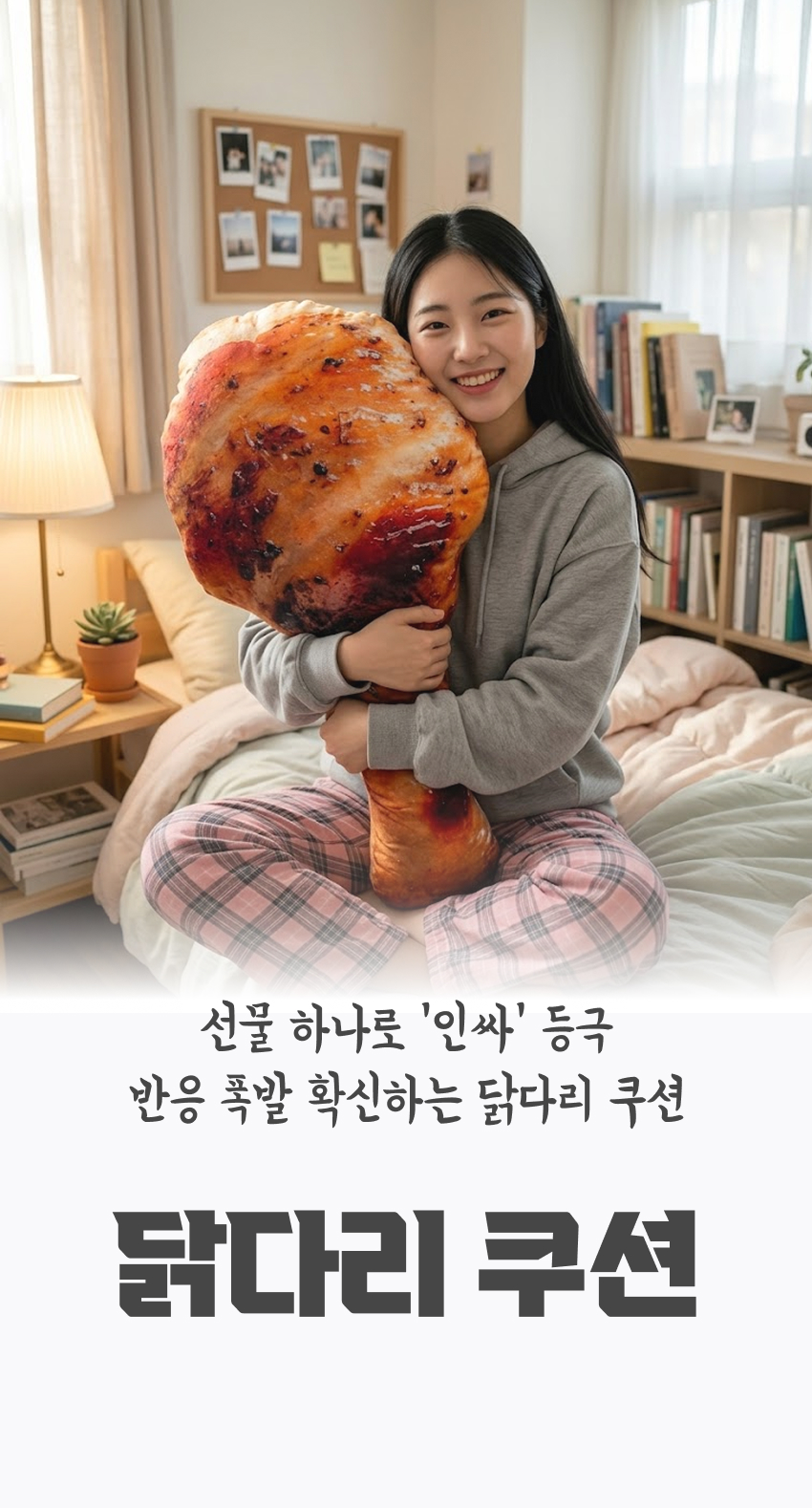 바디필로우 생일선물 닭다리쿠션
