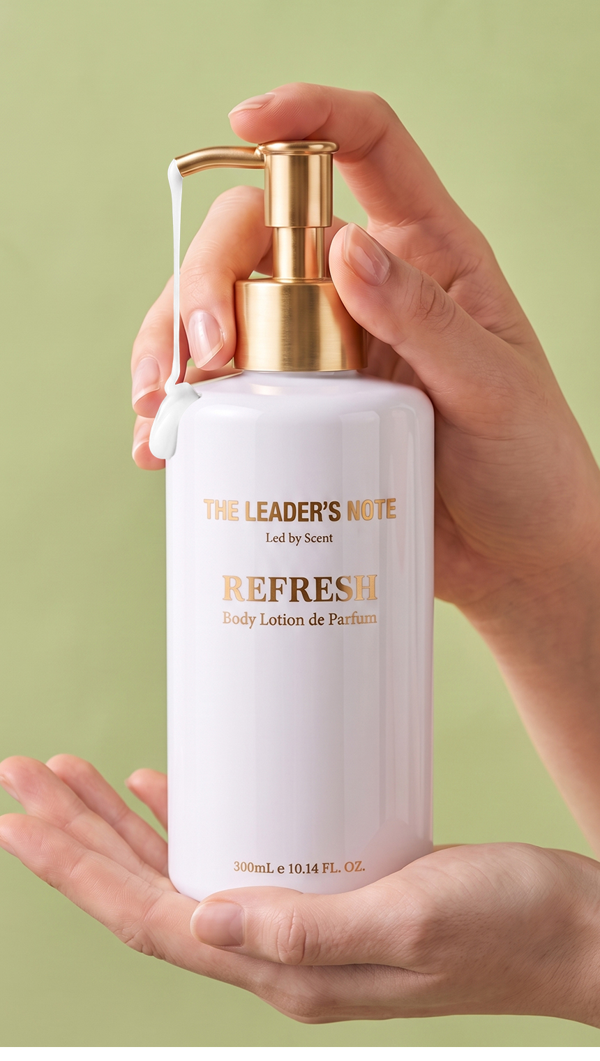 더 리더스 노트 퍼퓸 히알루론산 수분 바디로션 리프레시, 300ml, 1개 상세 이미지 6