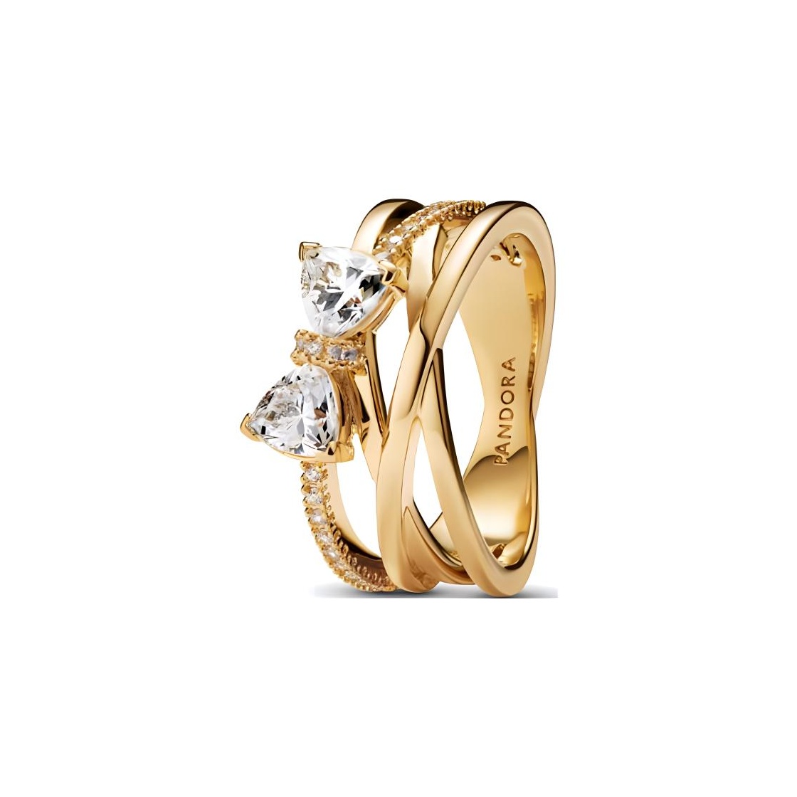 판도라 반지 Pandora Synthetic Cubic Zirconia Rings Women's Gold 163511C01