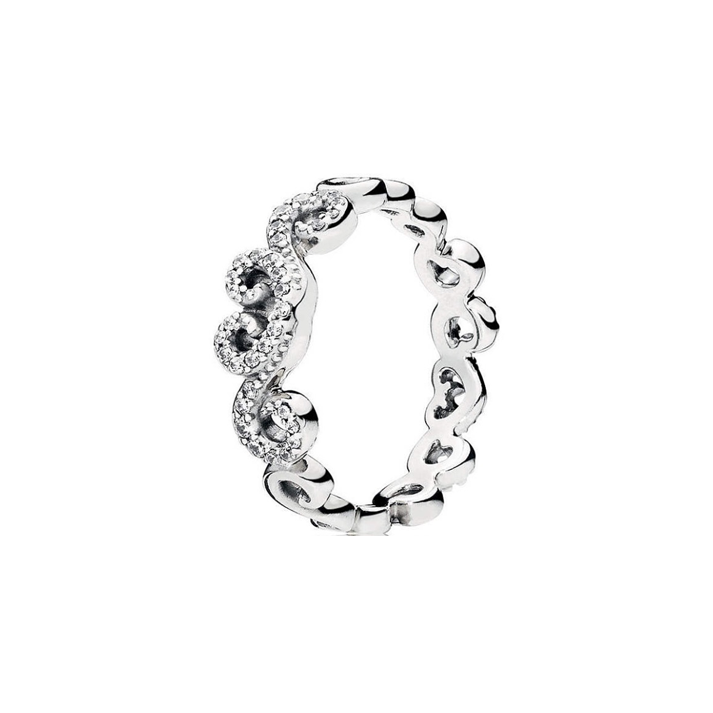 판도라 반지 Pandora Rings Women's Silver 197117CZ