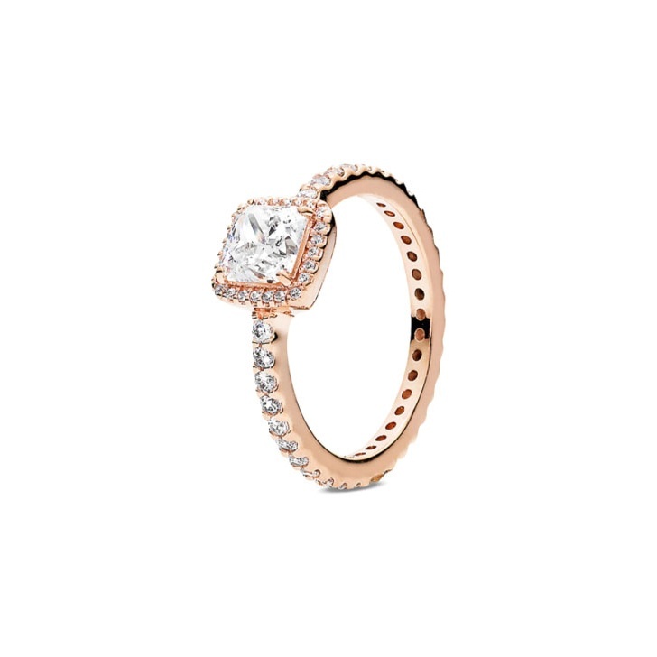 판도라 반지 Pandora Rose Gold-Plated Rings Women's 180947CZ