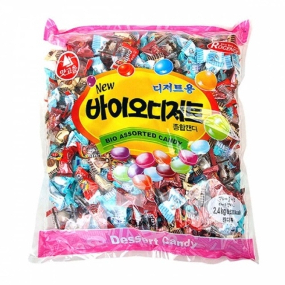 맛고을 바이오 디저트 캔디 2.4kgX4봉지 캔디 사랑방 특이한 사탕 임산부 입덧 금연