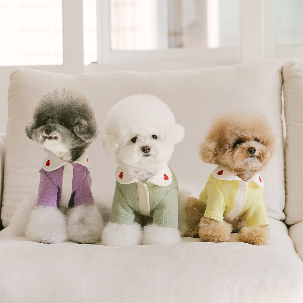 펫츠랜드 하트퐁가디건 3color S-2XL