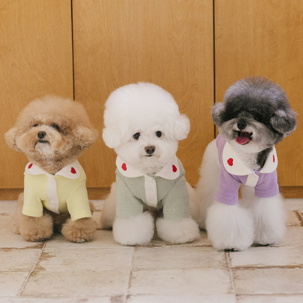 펫츠랜드 하트퐁가디건 3color S-2XL