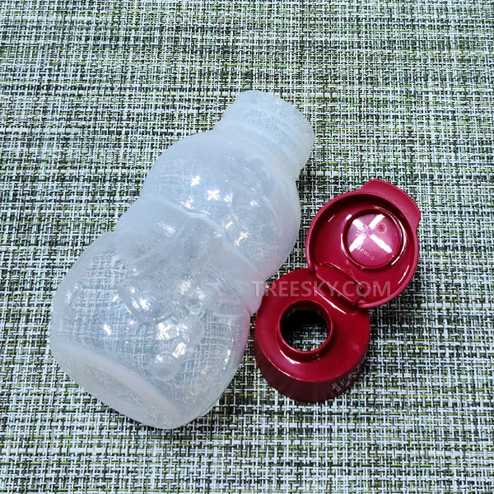 타파웨어 에코 키즈캠핑 눈사람 플립캡 냉장물병-350ml 1개/화이트 (734) #2