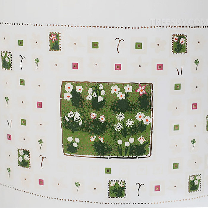 독일ELO 글뤽스블룸 IH인덕션 법랑냄비 야생화 네잎클로버 무늬