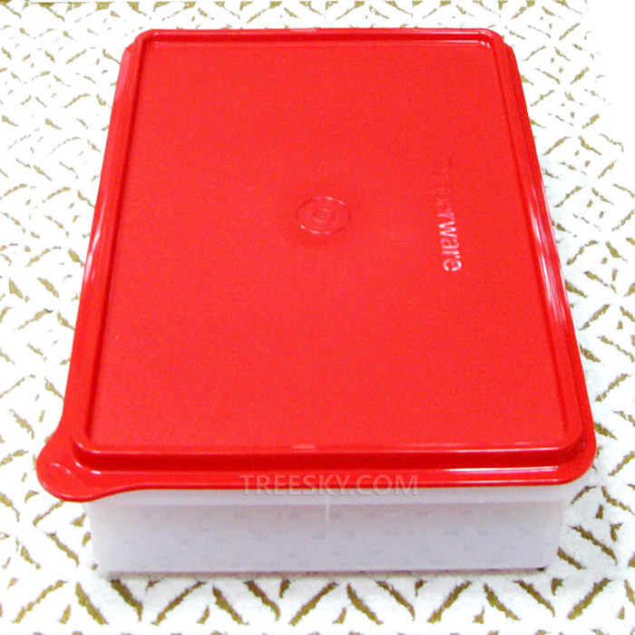 타파웨어 매직키퍼 직사각 냉장용기 대-3.6L 1개/레드칠리+화이트 (320) #2