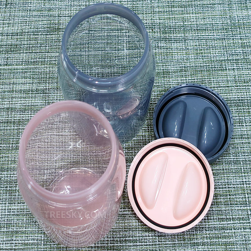 타파웨어 다담자 캐니스터 담금주 다용도 저장용기세트 2개-1.5L/핑크+블랙 (323) #1