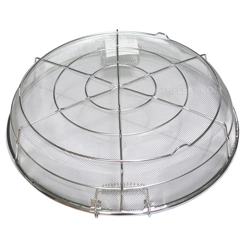 진성스타 영업용 원형프레임 스테인리스 메쉬망 양수바구니 고운망A형 1단-63cm 1개 (8809154085152) #3