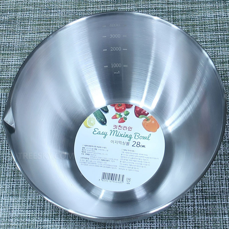 키친라인 계량눈금 이지스텐 믹싱보울-30cm/5.0L 1개 (8809016946492) #1
