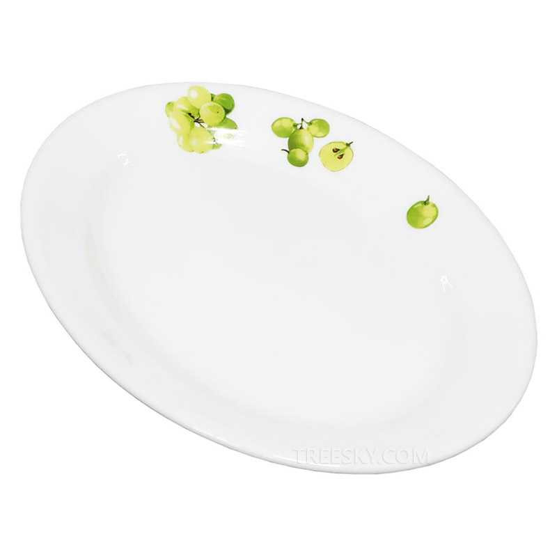 제품사진-코렐 그린베리 비트렐 글라스 타원접시소-24cm 1개 (NTG-6950) (8888236079548) #0