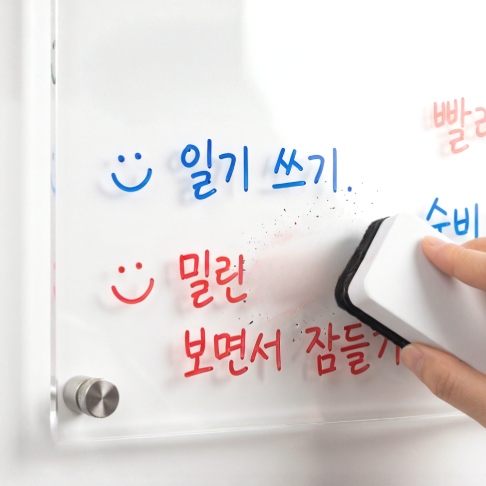 분리형스케줄러 코르크판 러브캘리그라피 투명자석스탠드 메모보드커넥터 화이트보드클립 포켓패드보드 캘린더메모장 다기능화이트보드 자석메모 아크릴 냉장고 20x30 자석 메모보드