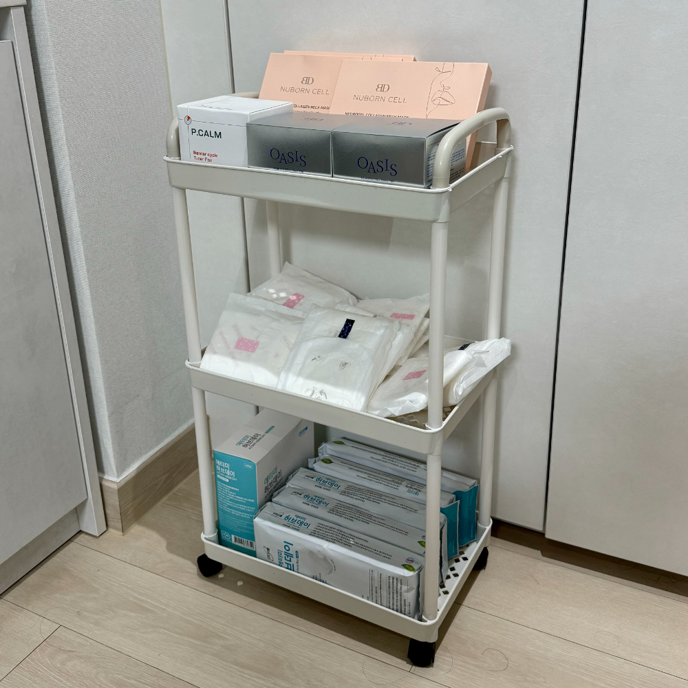 이동식화이트수납함 이동식수납트롤리 이동식수납함 화이트수납함 트롤리수납장 캐스터트롤리 이동식트롤리 이동식 트롤리 화이트 3단 수납함 트롤리수납함
