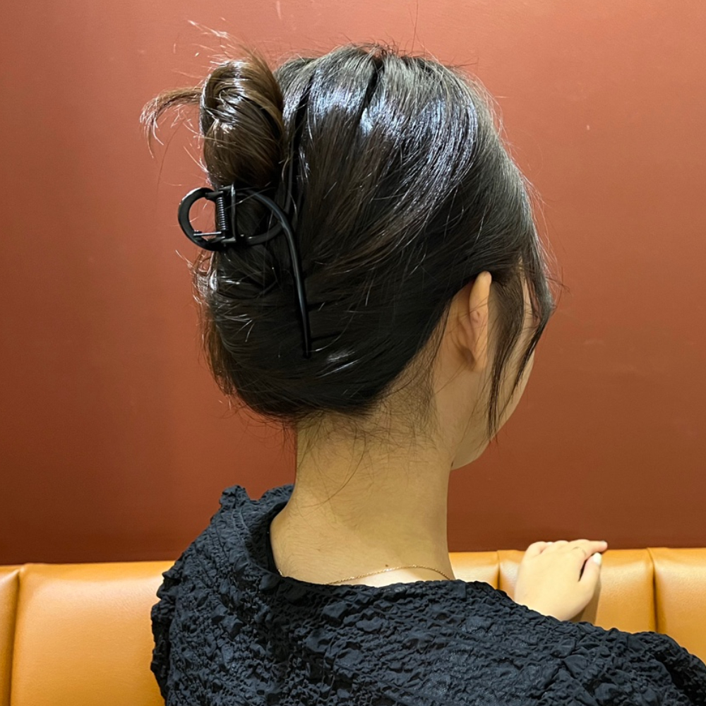 퍼플액세서리 헤어핀클립 단정한집게핀 소지핀 도자기집게핀 골드꼬임 메탈머리핀 클립세트 긴머리금장핀 사각핀 페인팅집게핀 리터집게핀 홀더핀 블랙 올림머리 대왕집게핀 반묶음 무광 집게핀