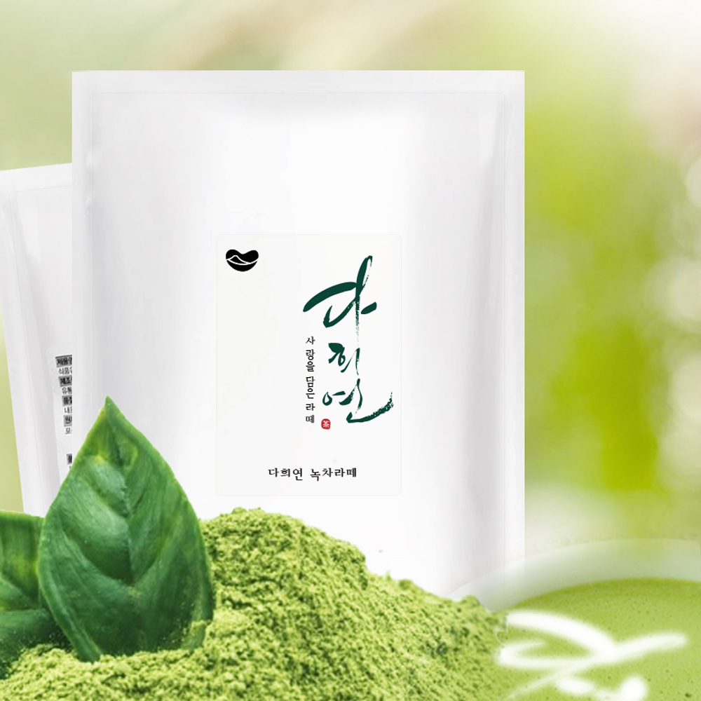 다희연 우유에 타먹는 녹차 라떼 20kg 제주도  유기농 잎차 엽차