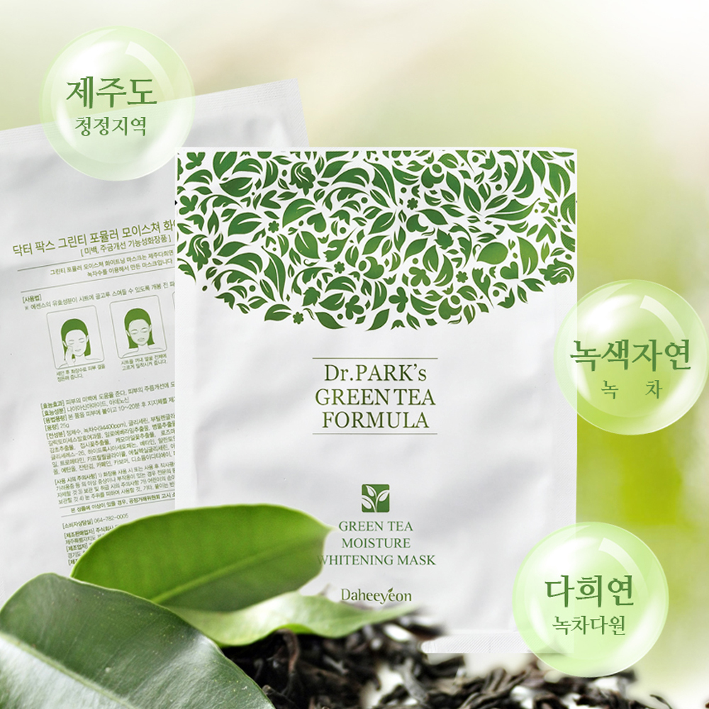 닥터팍스 그린티 마스크 팩 (27g x 4팩)