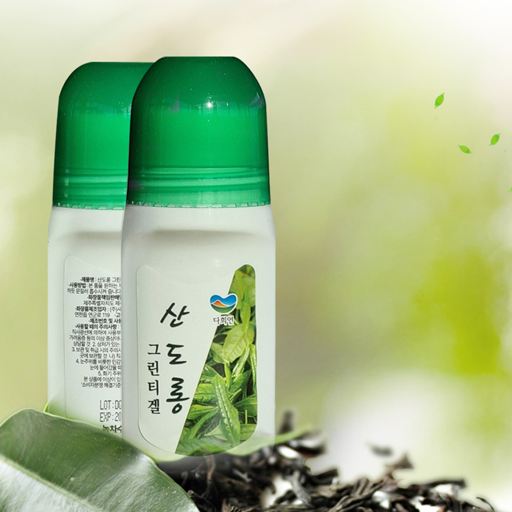 피부 진정 생기 녹차 카테킨 쿨링겔 산도롱  120ml  그린티겔 겔파스