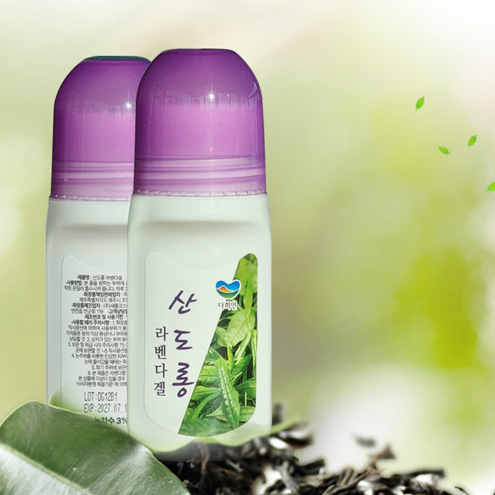 피부 진정 보습 라벤더향 녹차 쿨링겔 산도롱  120ml 라벤다겔 겔파스