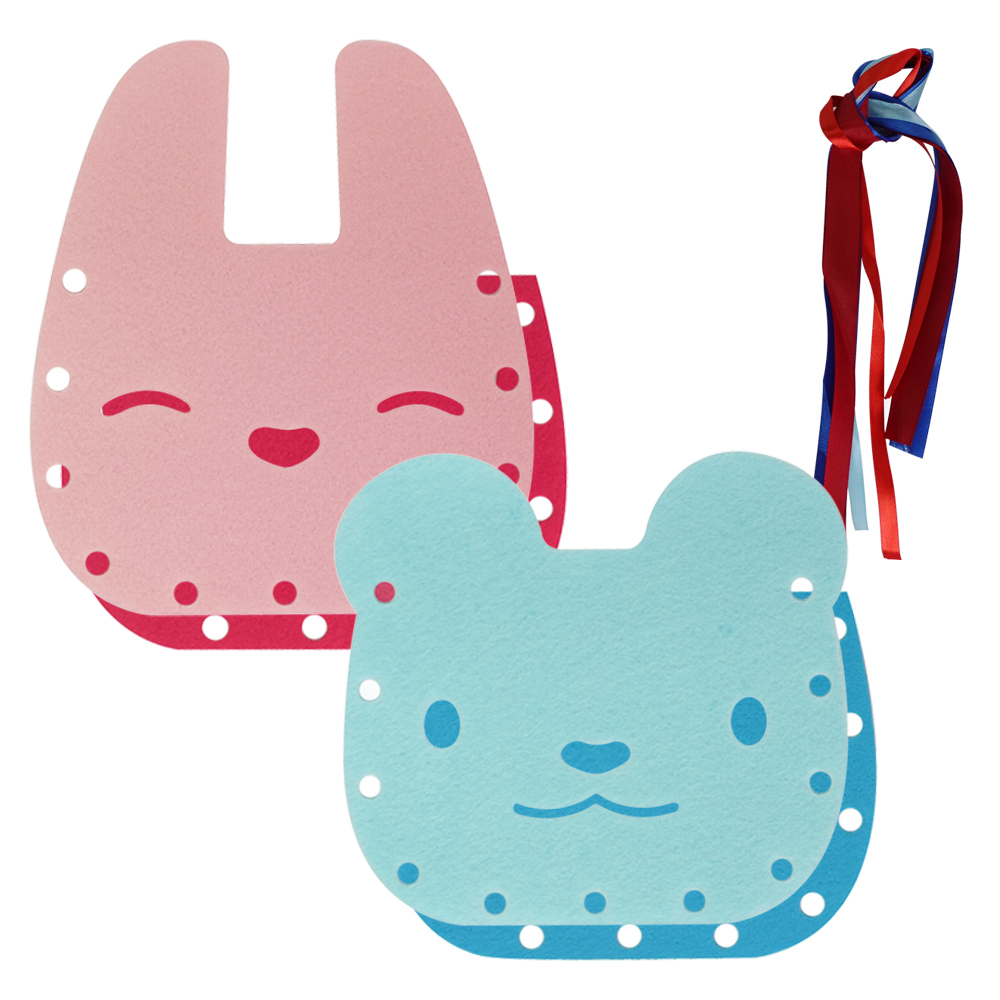 [MC90373] 인지놀이 리본으로 가방만들기 2종