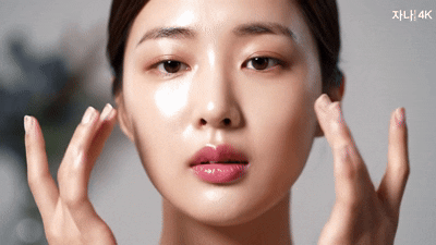 뷰티 모델 영상 생성 GIF