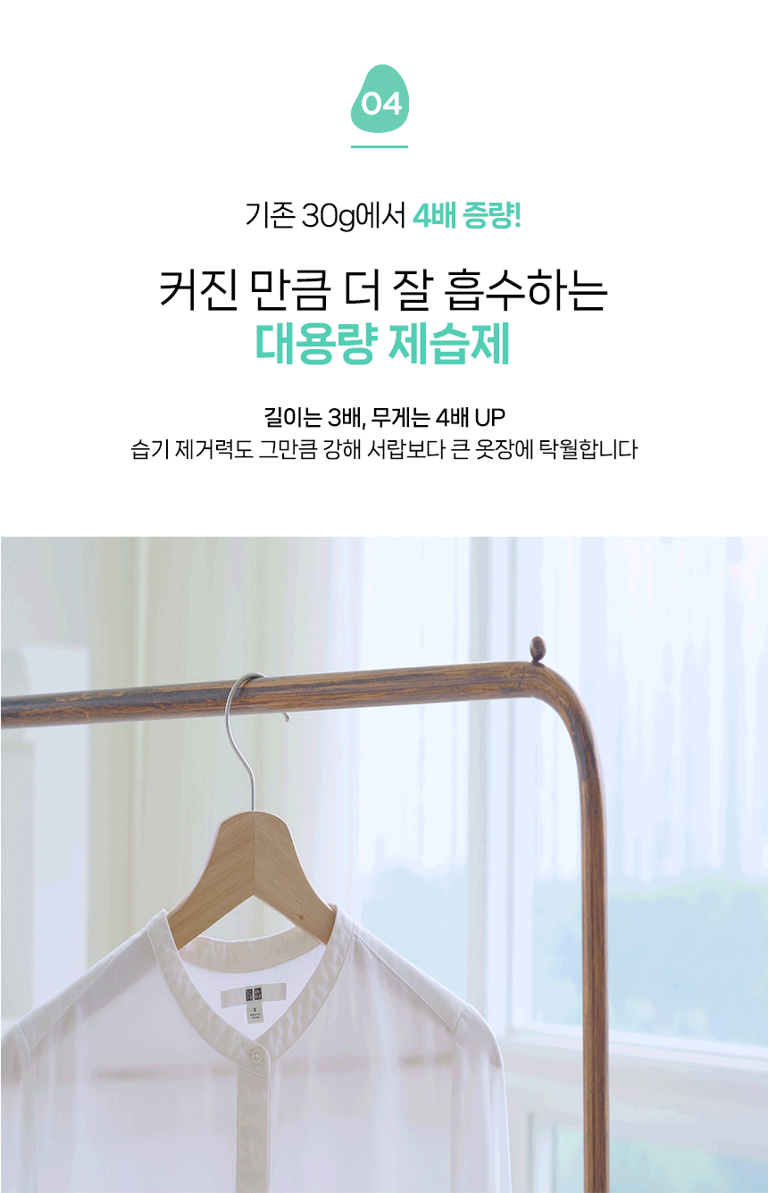 슈퍼드라이 서랍형 제습제 30g 20개입 x 3세트 (총 60개입)