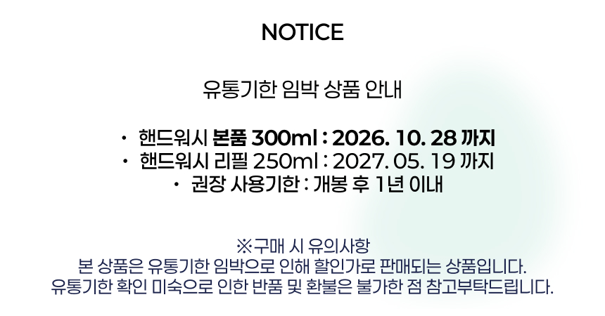 [체험딜] 거품형 핸드워시 300ml 용기 파우더향 단품