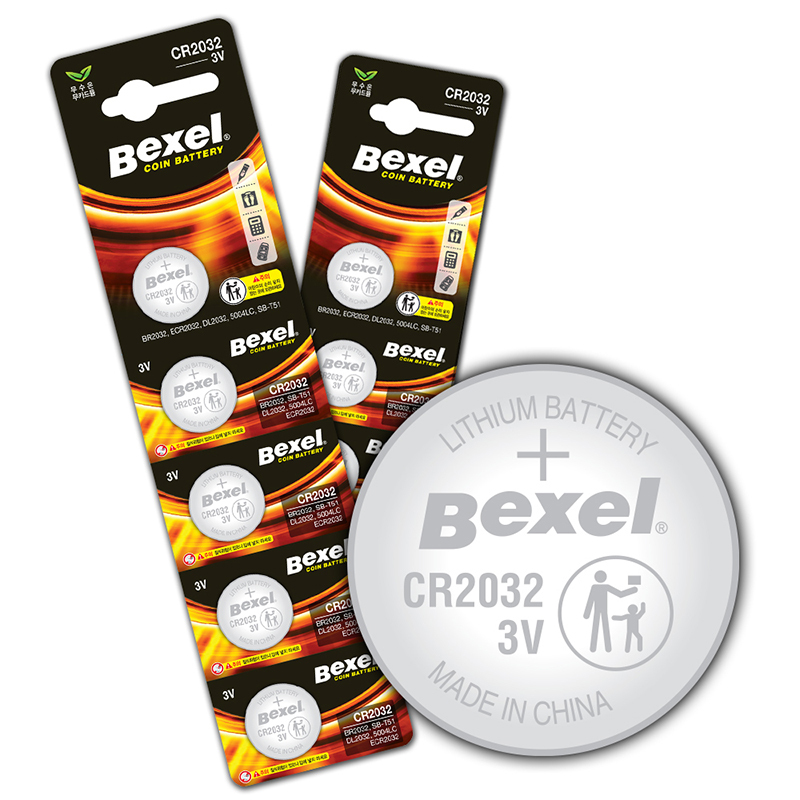 [벡셀] CR2032 리튬 코인 전지 5개입