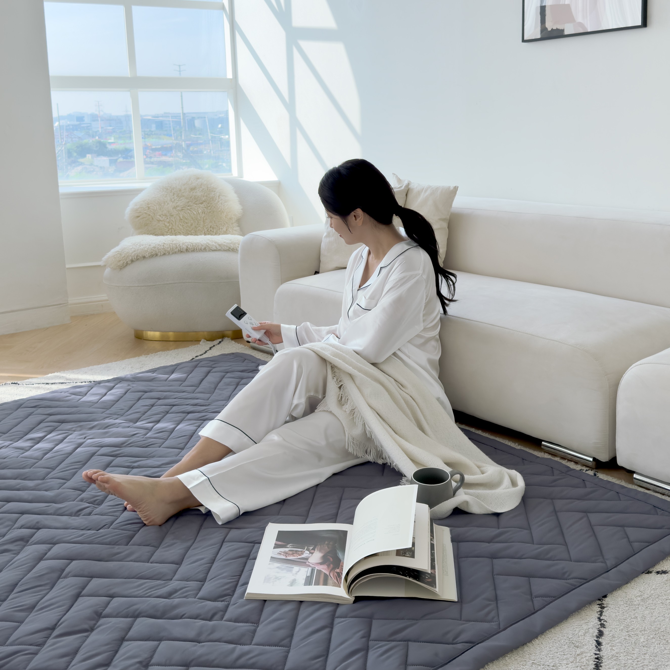 한일의료기 26년형 EMF 그래핀 탄소 매트 싱글/퀸