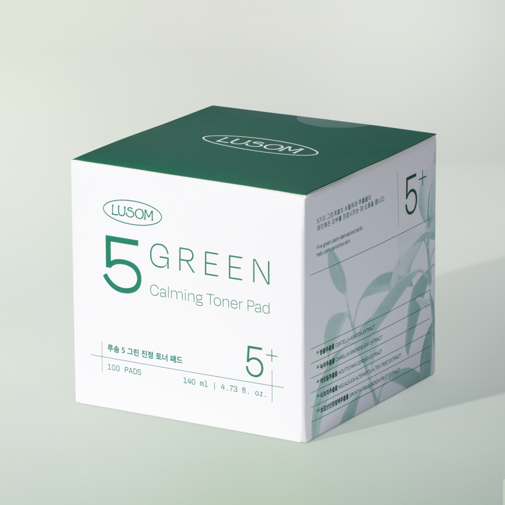 루솜 5그린 진정 토너 패드 100 pads