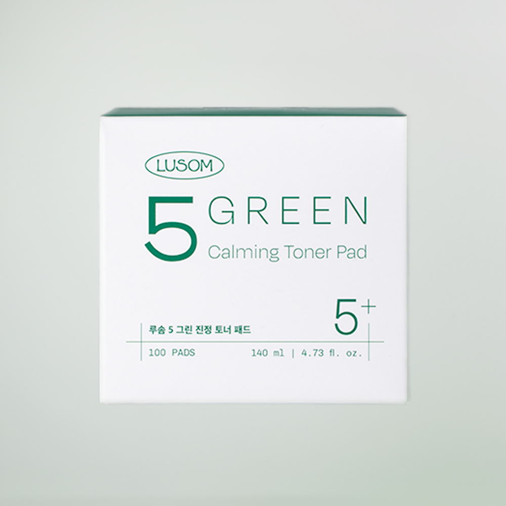 루솜 5그린 진정 토너 패드 100 pads
