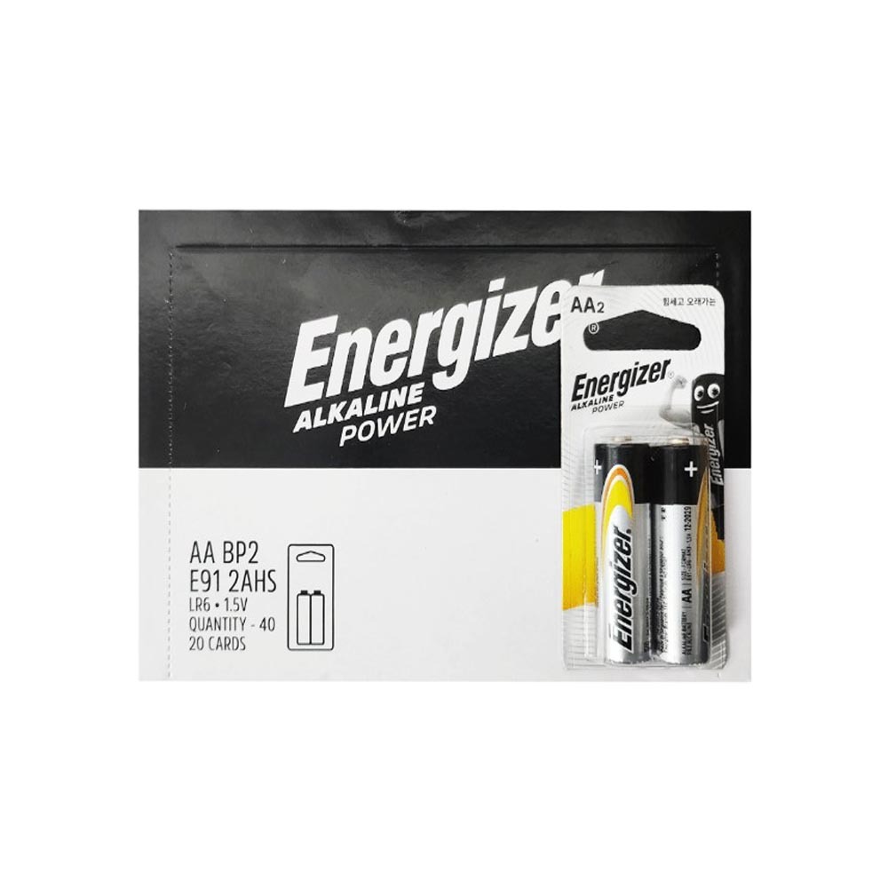 에너자이저 알카라인 건전지 AA/AAA 40알 2종 택1