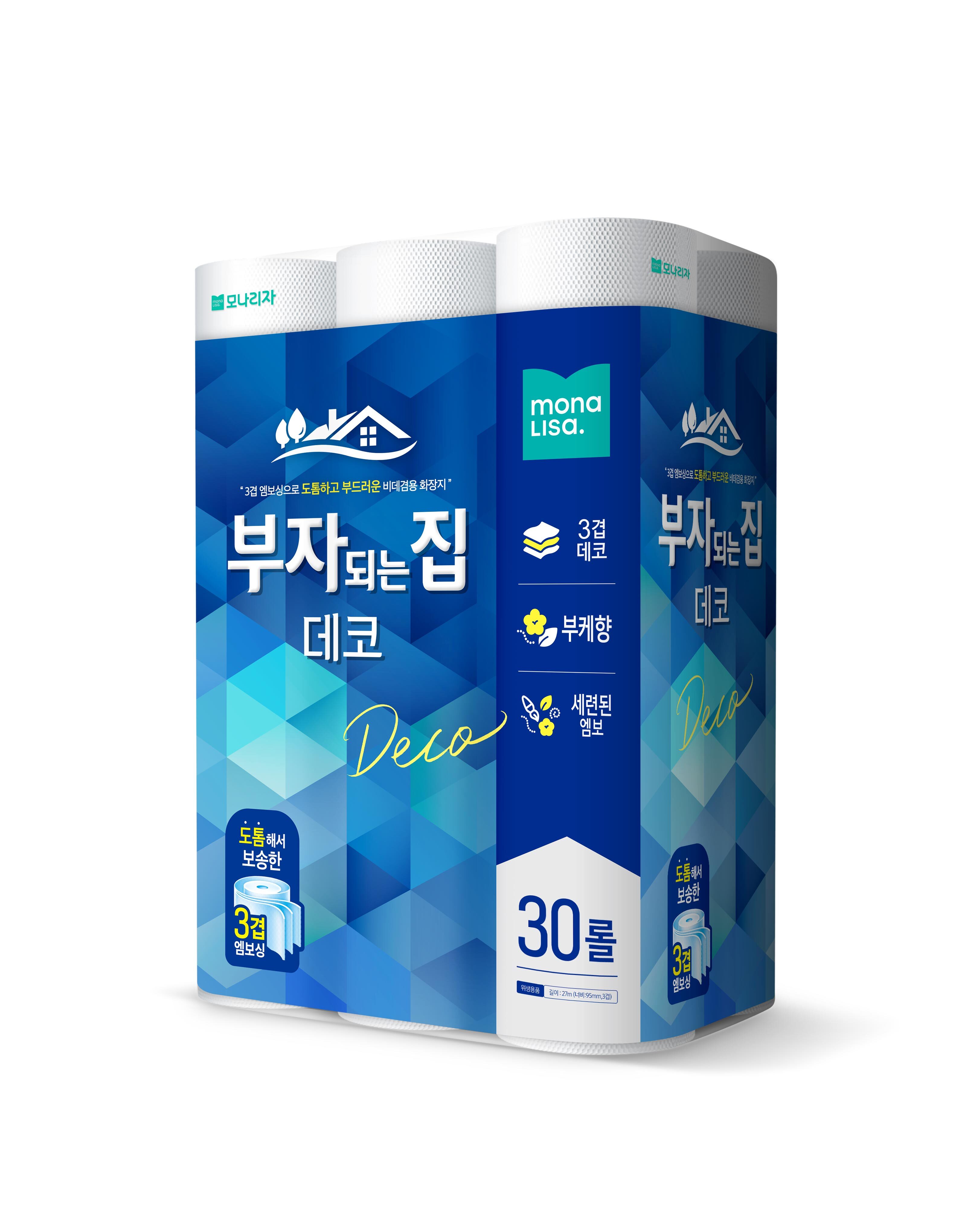 모나리자 부자되는집 20m/25m/27m 30롤 4중 택1