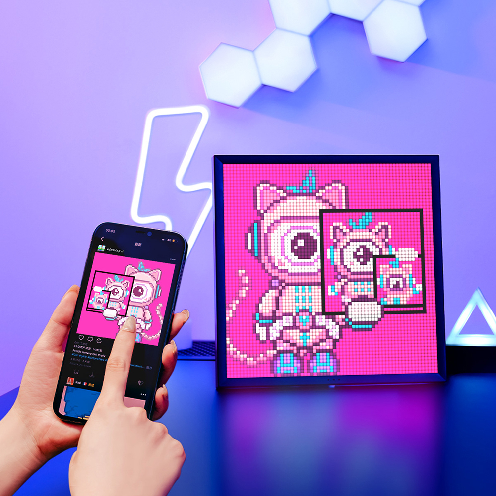 디붐 픽수64 픽셀아트 디지털 액자