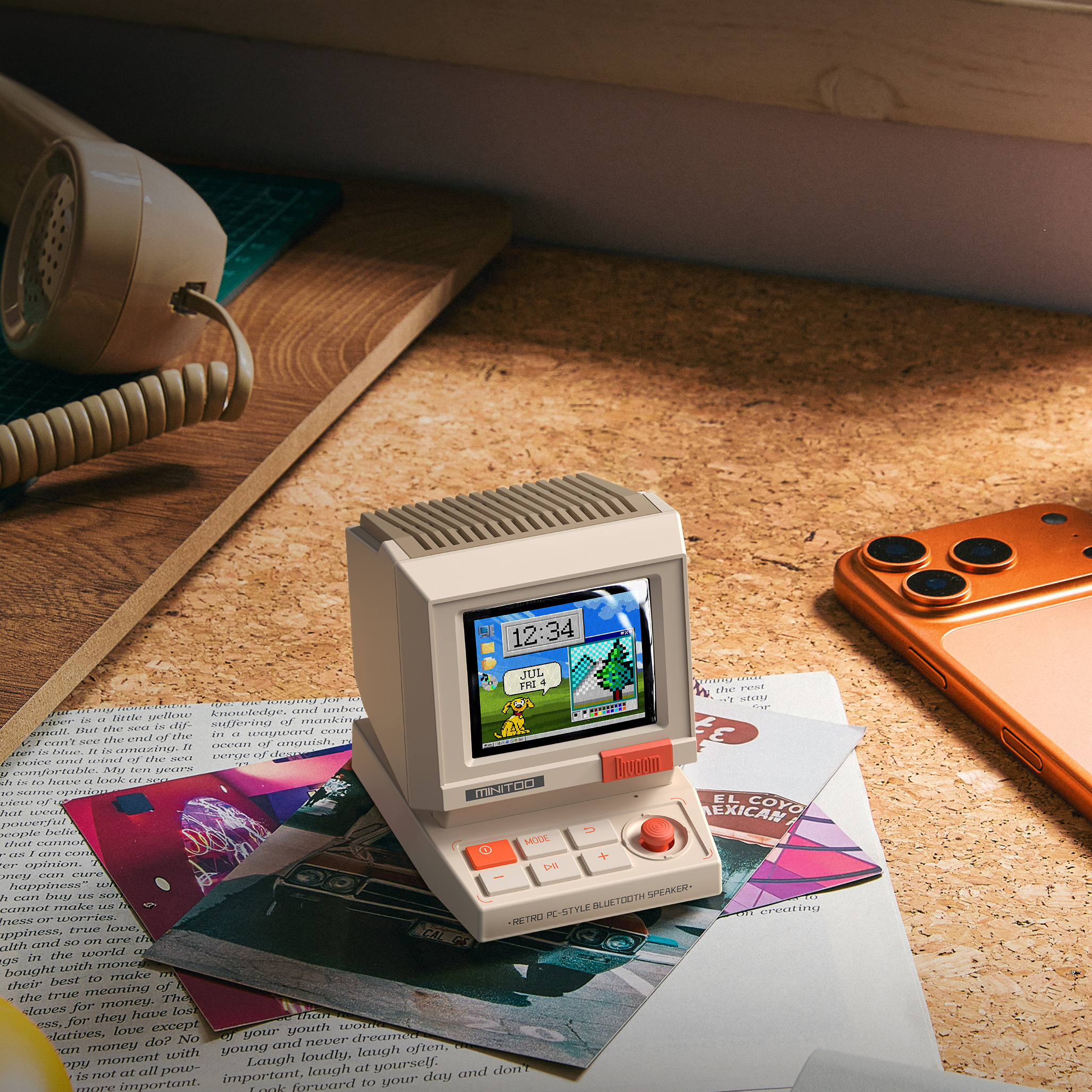 디붐 미니투 레트로 블루투스 스피커