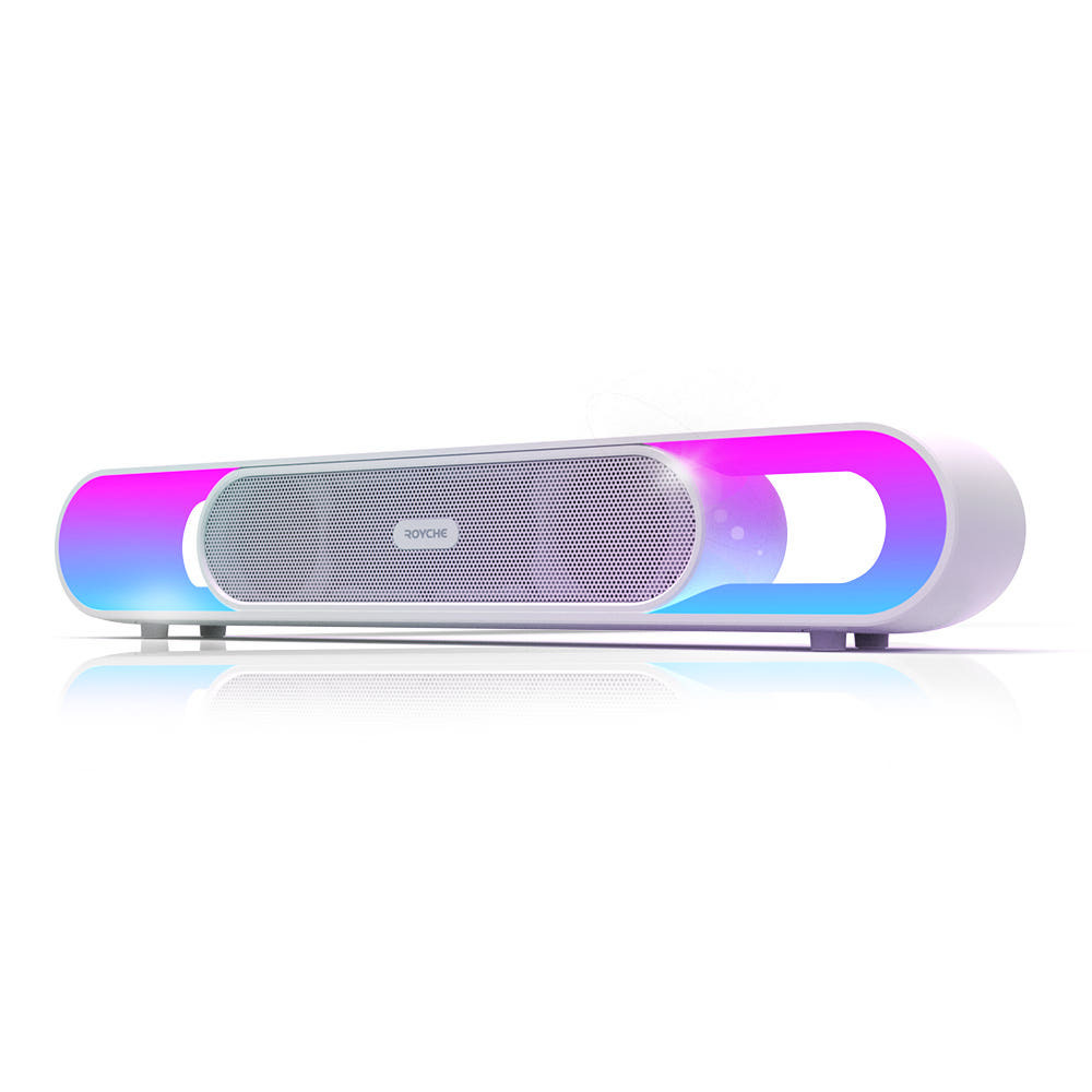 로이체 로이체 RGB LED 게이밍 블루투스 PC 사운드바 RSB-G6000