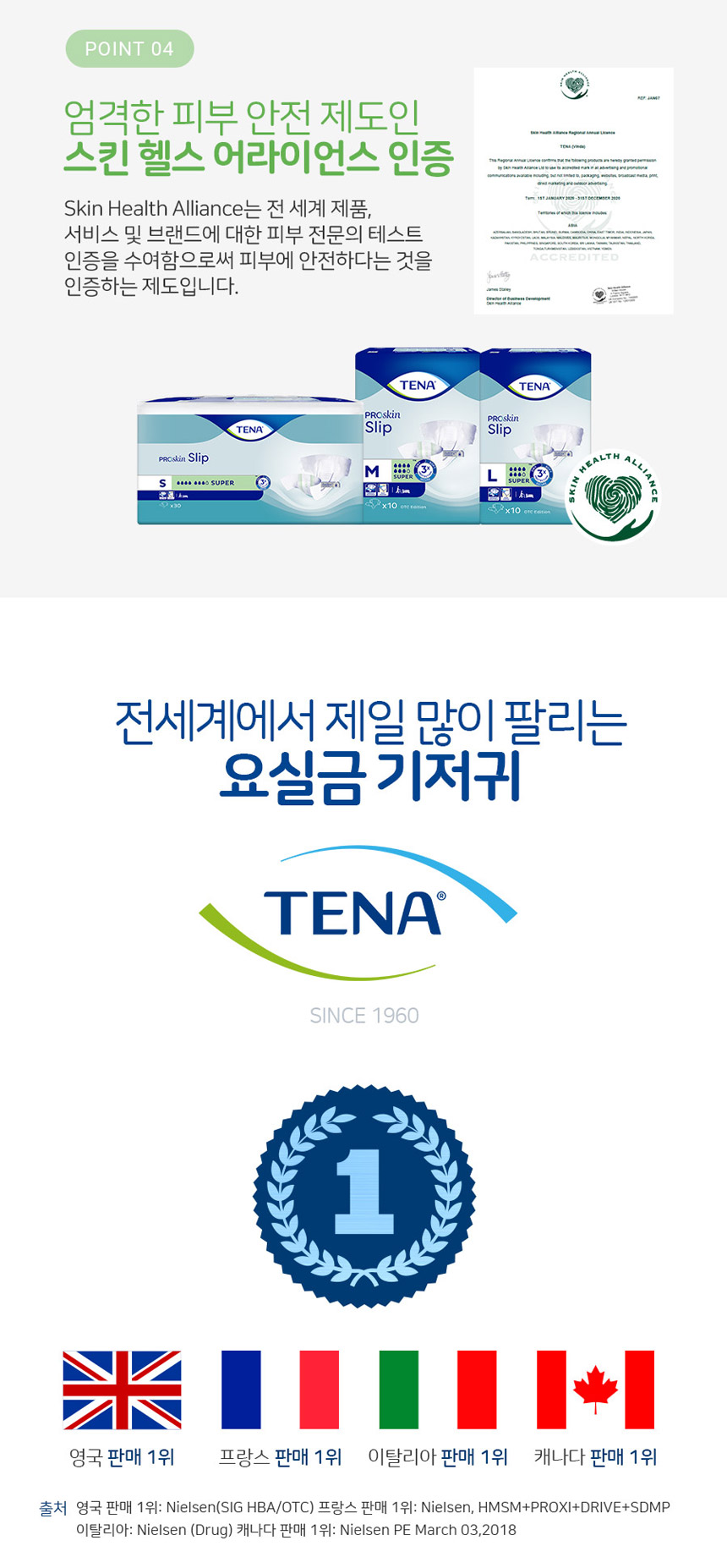 테나 수퍼 소,대,특대 10매x4개
