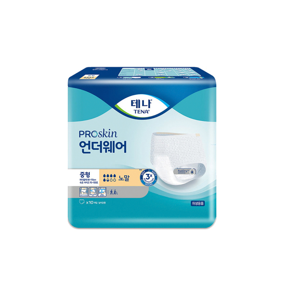 테나 언더웨어 노말,맥시,플러스 10매x4개