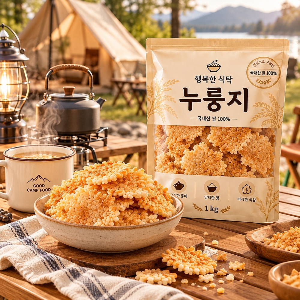 행복한식탁 국내산 쌀 누룽지 2kg 구수한 전통 누룽지