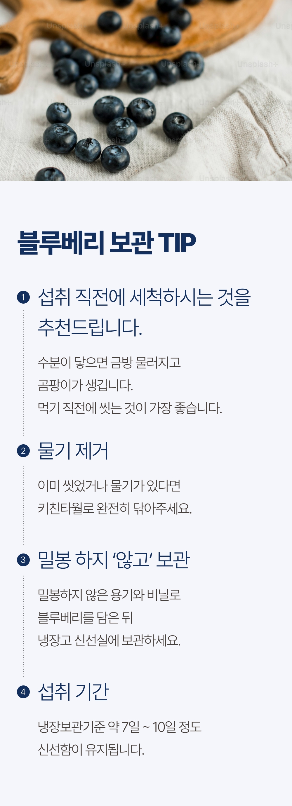 [1일1과]국산 무농약 고당도 생 블루베리 16mm이상