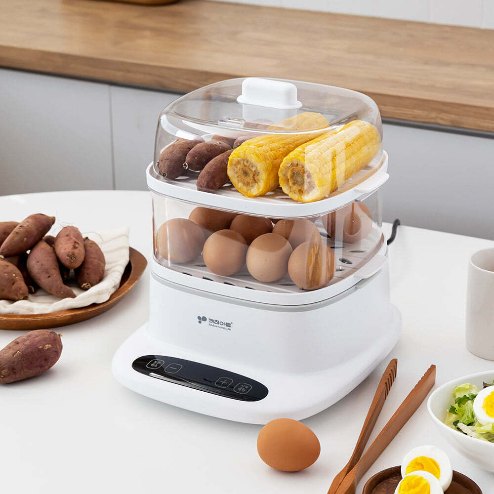 키친아트 2단 대용량 자동보온 전기찜기 스티머 KSJ-ST800W