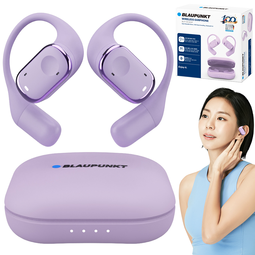 블라우풍트 ENC 노이즈캔슬링 오픈형 블루투스 이어폰 오픈픽 BLP-OE383